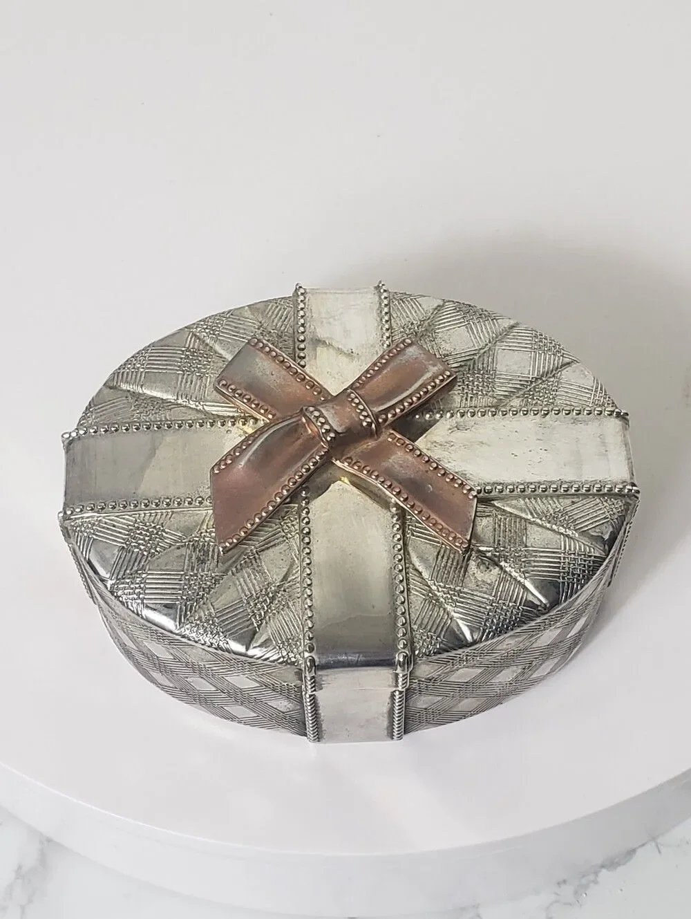GODINGER SILVER ART CO. Silver-Plated Trinket Box